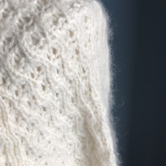 NWOT Mossimo cream mock neck knit pull on sweater size M regular or L juniors - Picture 5 of 11